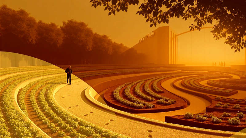 Un jardín sereno irradia paz y armonía