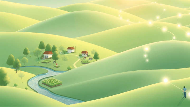 Un paisaje sereno