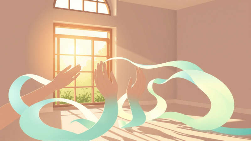 Ilustración digital serena