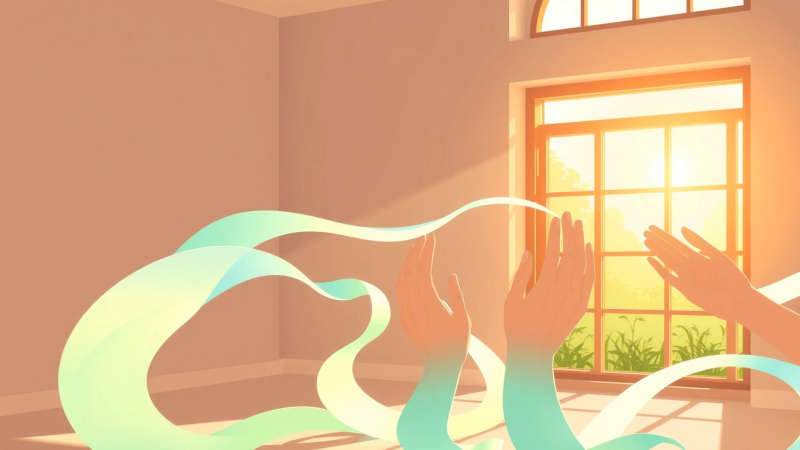 Ilustración digital serena