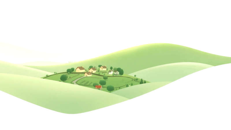 Paz y armonía en un paisaje sereno