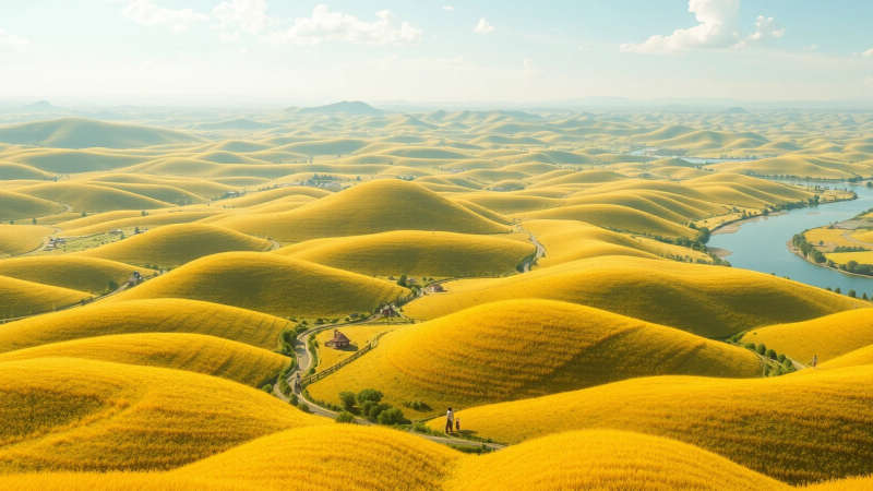 Un paisaje sereno