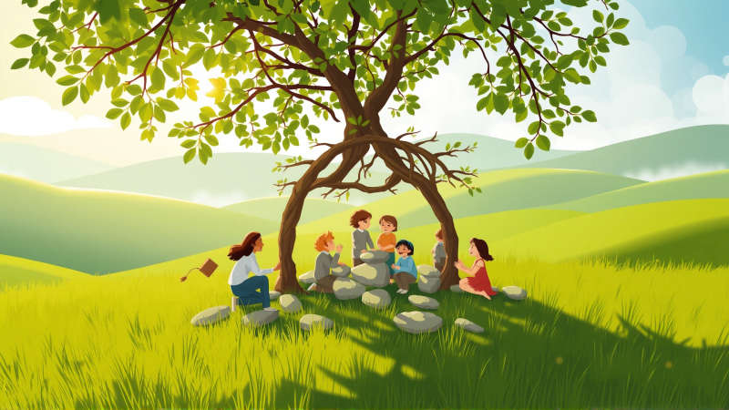 Comunidad construye armonía en la naturaleza