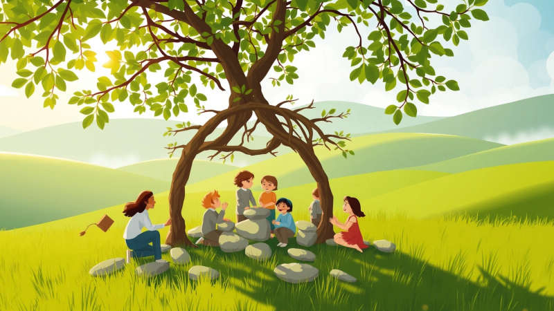 Comunidad construye armonía en la naturaleza
