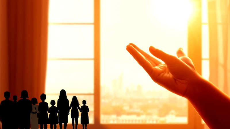 Esperanza y progreso en un ambiente sereno