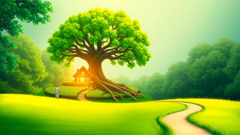 Un hogar tranquilo y orgánico