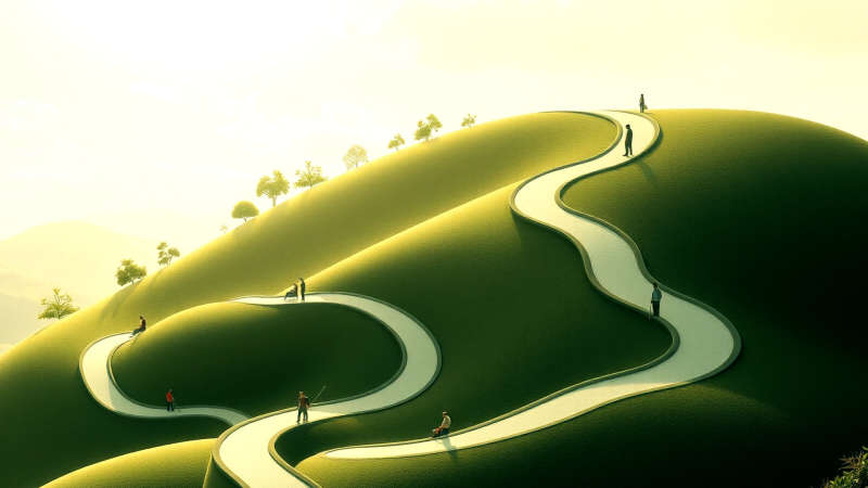 Jardines florecientes irradian armonía y calma