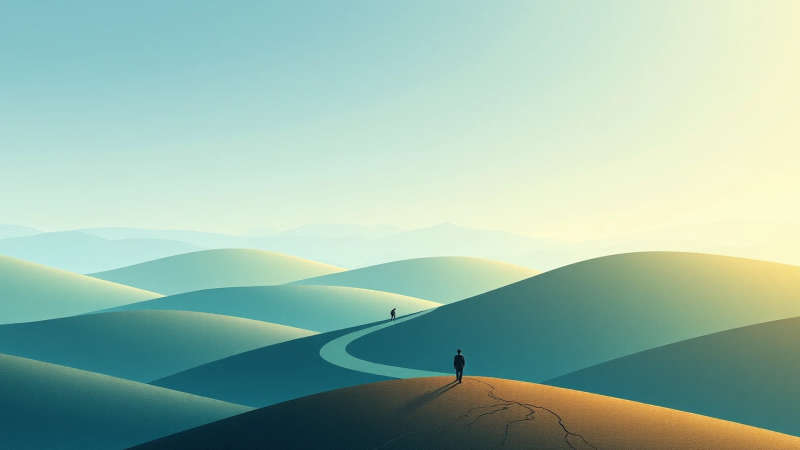 Un paisaje sereno y armonioso se revela