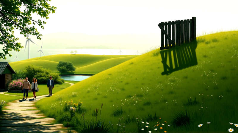 Paz serena en un paisaje contemplativo