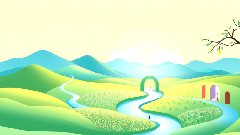 Un paisaje sereno