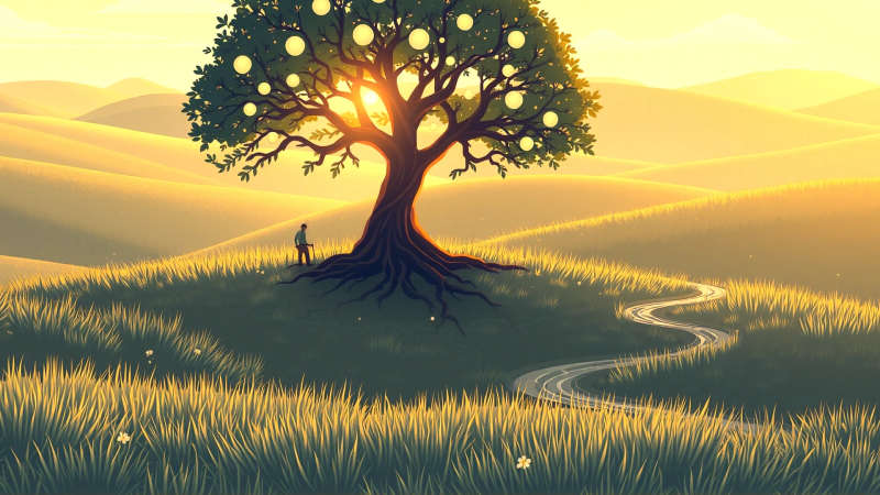 Un paisaje sereno