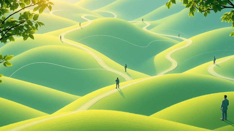 Conexiones serenas conducen a conocimiento compartido