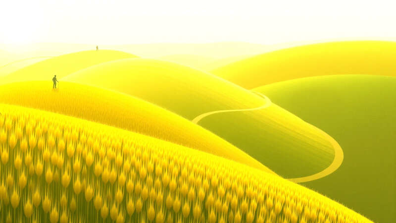 Un paisaje abundante