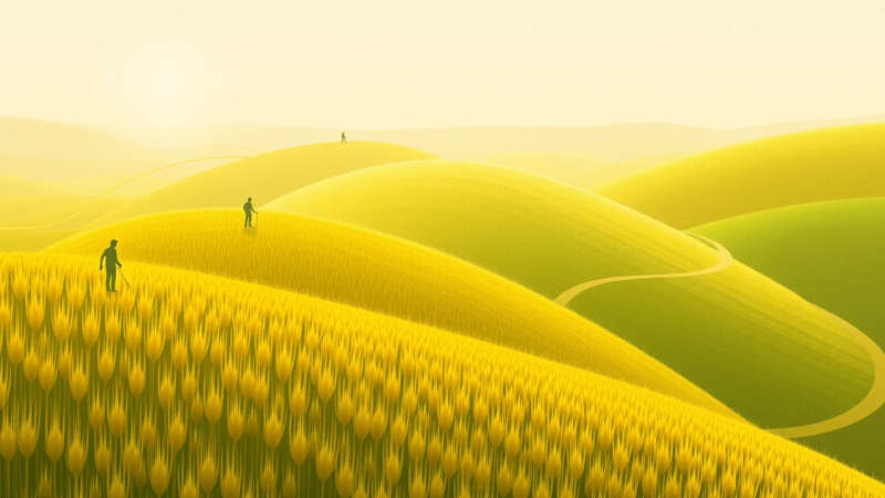 Un paisaje abundante