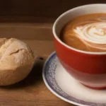 Una taza de té humeante rodeada de especias y una atmósfera cálida