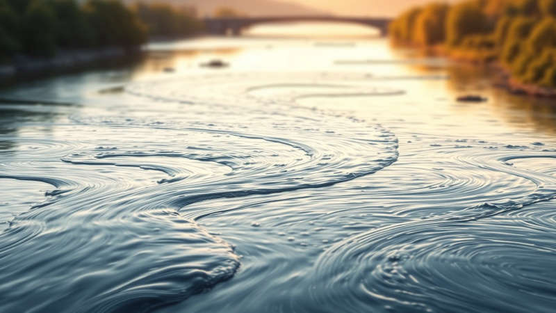 Un paisaje tranquilo y armónico se revela