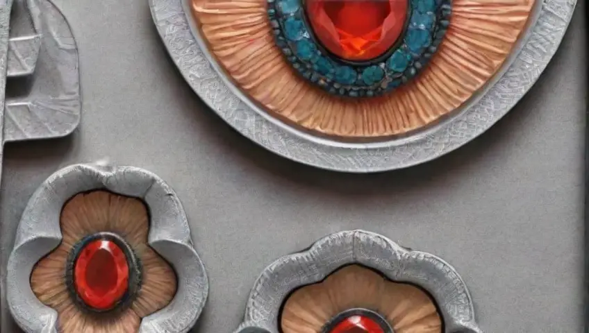 Una composición detallada de orejas con líneas intrincadas