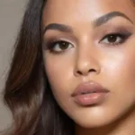 Dibujo facial con sombras suaves