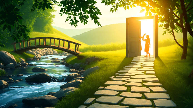 Un paso sereno hacia la luz