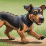 Un perro audaz de pelaje grueso y brillante